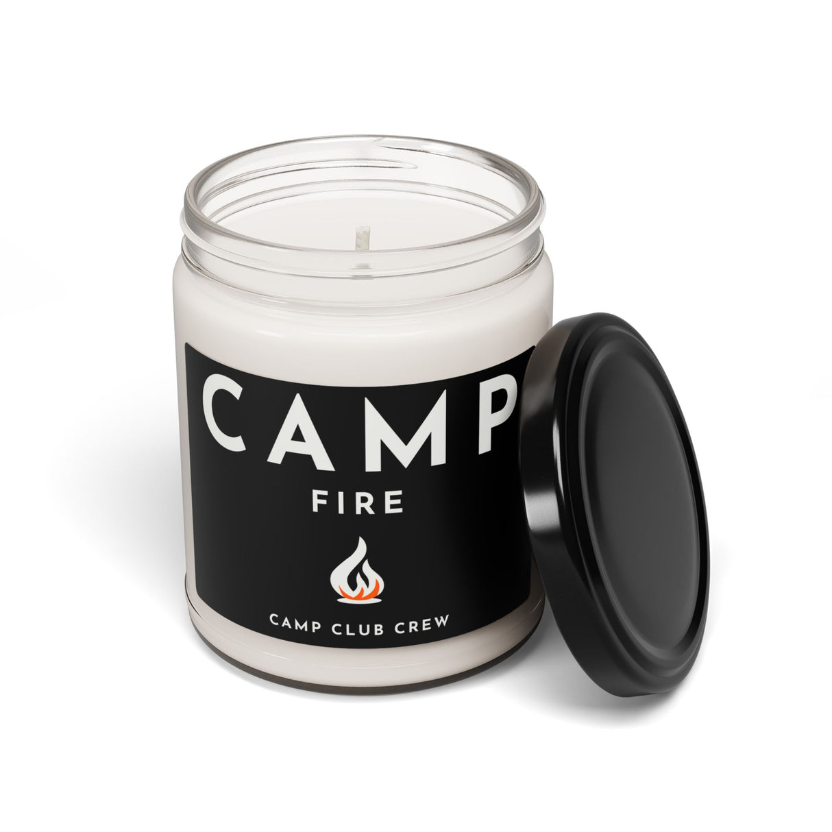 Campfire Scented Soy Candle, Cozy Home Decor, Relaxing Aromatherapy, Perfect for Gifts, Outdoor Lovers