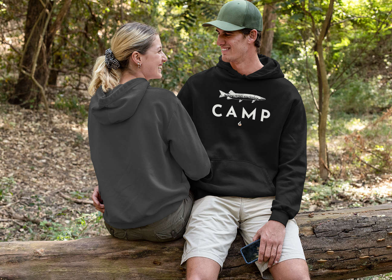 Fish Camp Hoodies.  Musky Camp Hoodie