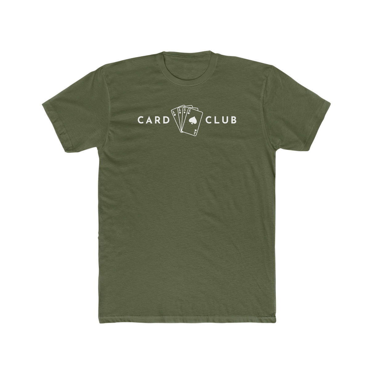 4 Aces - Card Club - Men's Cotton Crew Tee