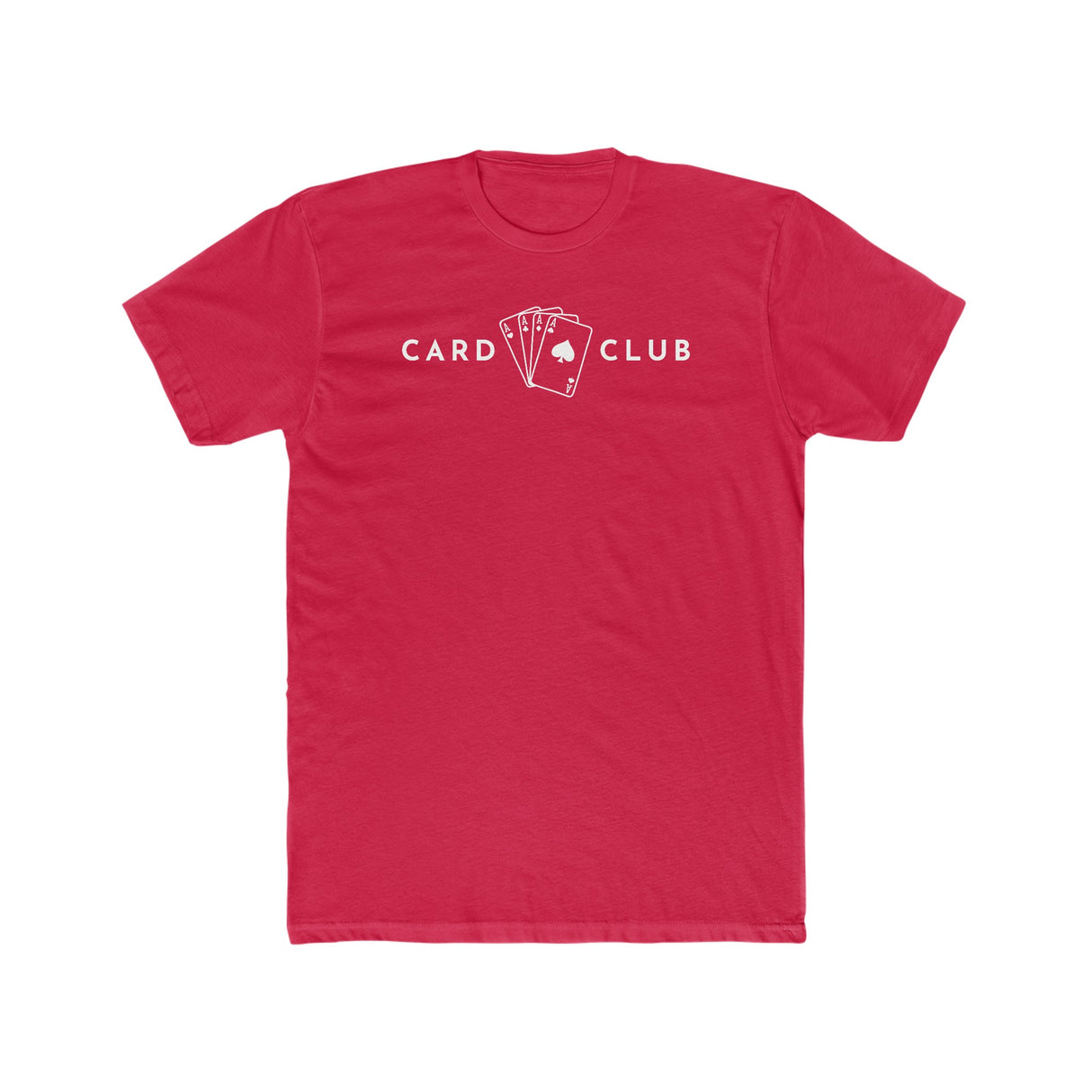4 Aces - Card Club - Men's Cotton Crew Tee