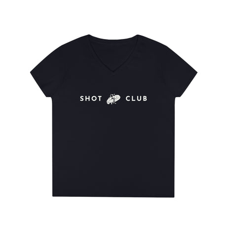 Busted Clay Shot Club - Ladies' V-Neck T-Shirt