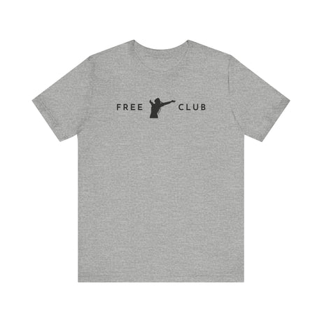 Woman arms out - Free Club T-Shirt