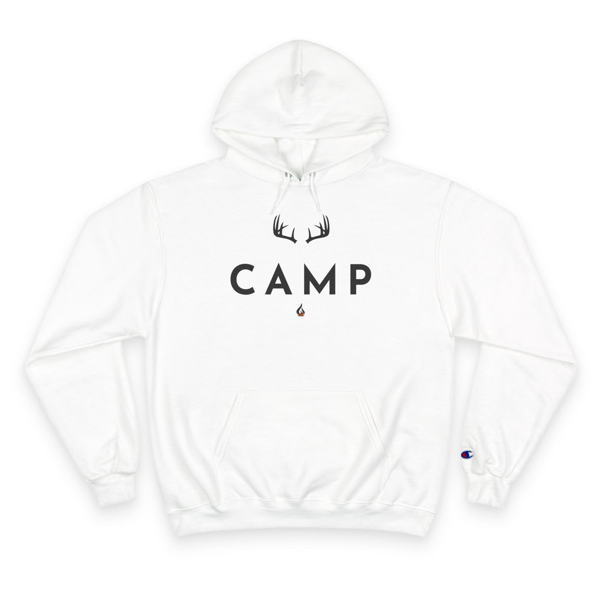 DEER CAMP antlers - Champion Hoodie