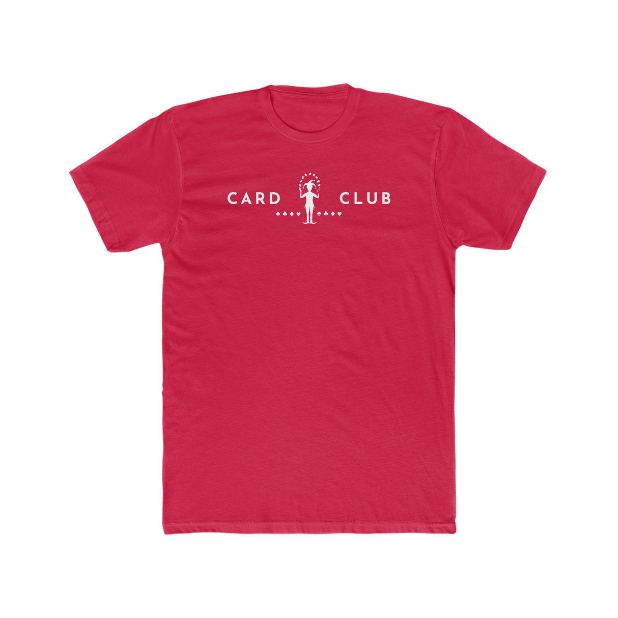 Joker and Suits - Card Club - Men's Cotton Crew Tee