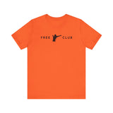 Woman arms out - Free Club T-Shirt