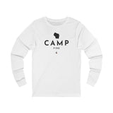 Wisconsin Campfire Long Sleeve Tee — Minimal Outdoor Camping Shirt