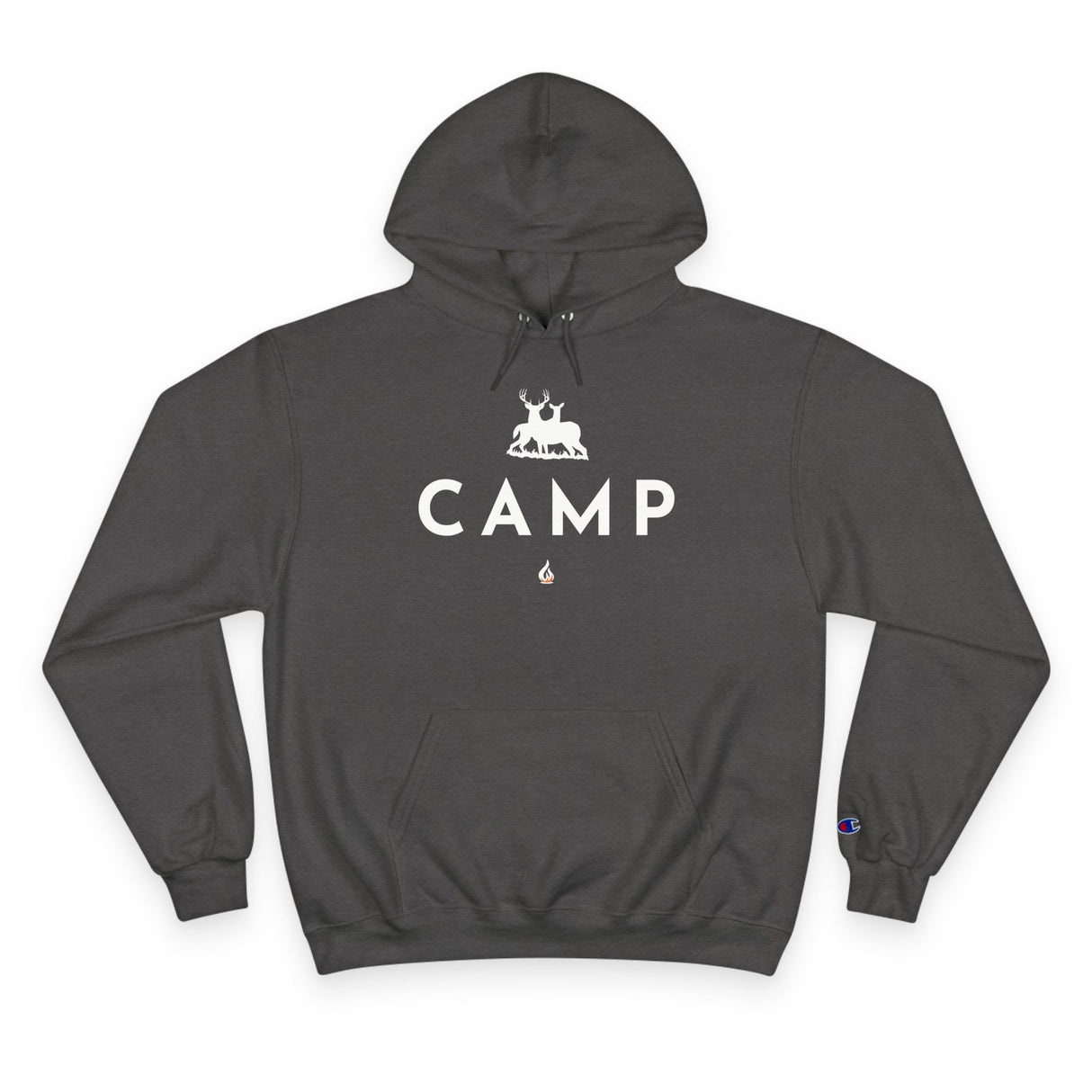 DEER CAMP buck and doe - Champion Hoodie