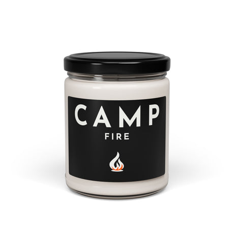 Campfire Scented Soy Candle, Cozy Home Decor, Relaxing Aromatherapy, Perfect for Gifts, Outdoor Lovers