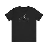 Great Blue Heron - Camp Fire T-Shirt