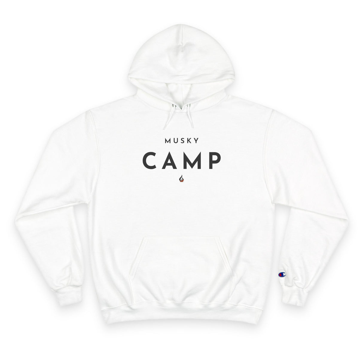 Musky Camp word - Champion Hoodie