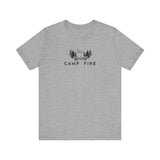 Mountains Trees - Camp Fire T-Shirt