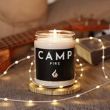 Campfire Scented Soy Candle, Cozy Home Decor, Relaxing Aromatherapy, Perfect for Gifts, Outdoor Lovers