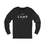 Deer Camp Long Sleeve Tee — Minimal Outdoor Camping Shirt