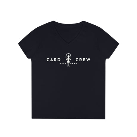 Joker and Suits - Card Crew - Ladies' V-Neck T-Shirt
