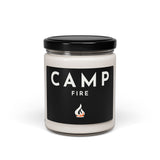 Campfire Scented Soy Candle, Cozy Home Decor, Relaxing Aromatherapy, Perfect for Gifts, Outdoor Lovers