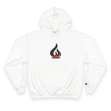 Champion Hoodie with Flame Design - Unisex Casual Wear for Fire Lovers