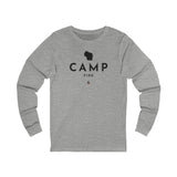 Wisconsin Campfire Long Sleeve Tee — Minimal Outdoor Camping Shirt