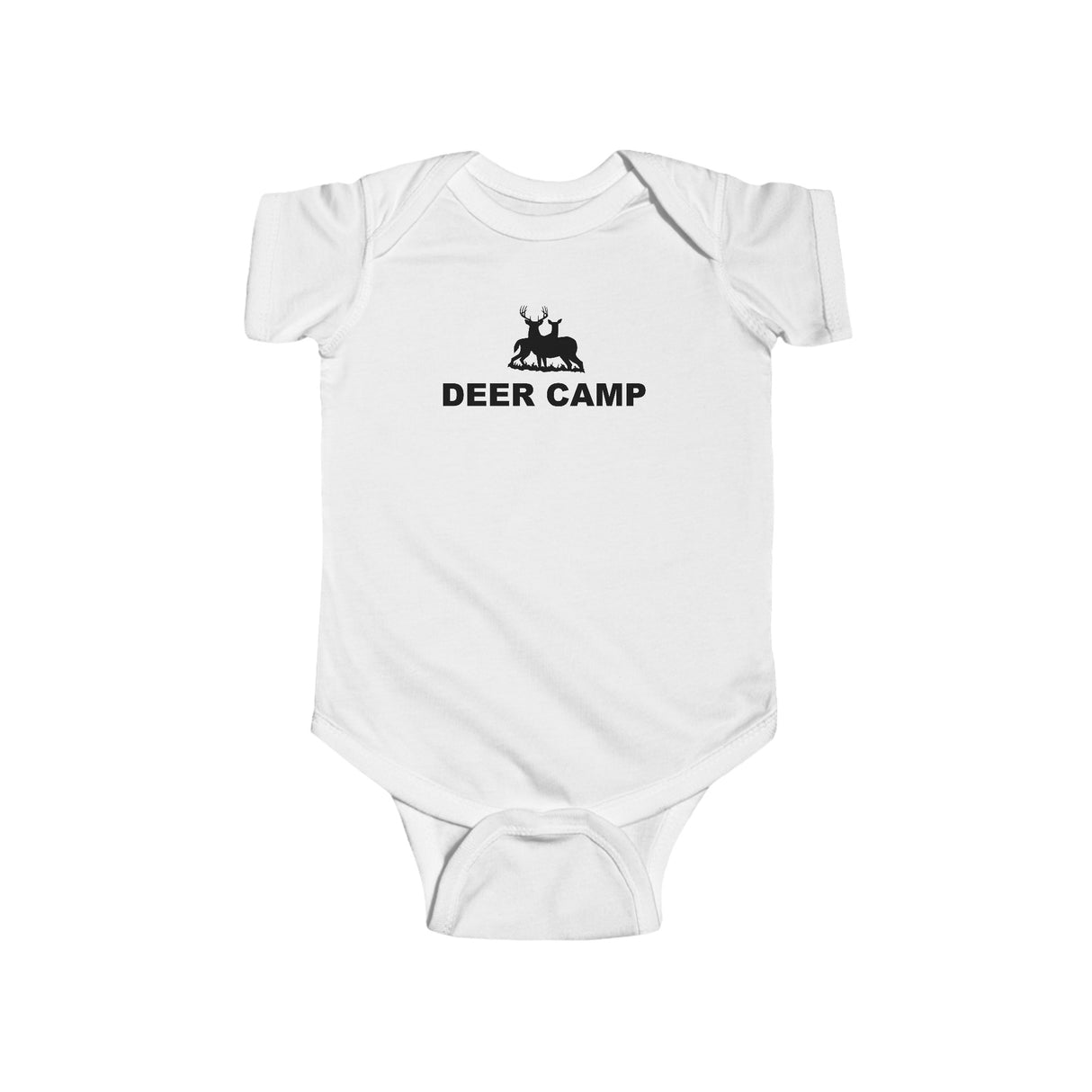 Buck and Doe - Deer Camp -  Infant Fine Jersey Bodysuit