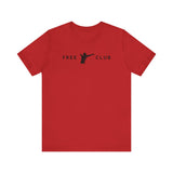 Woman arms out - Free Club T-Shirt