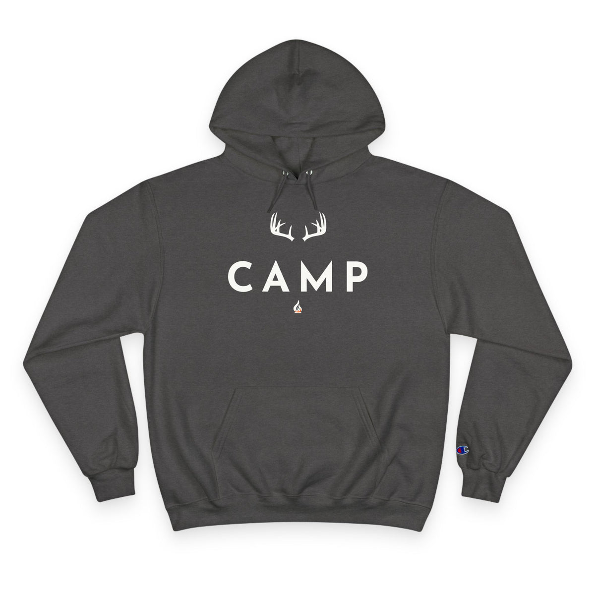 DEER CAMP antlers - Champion Hoodie