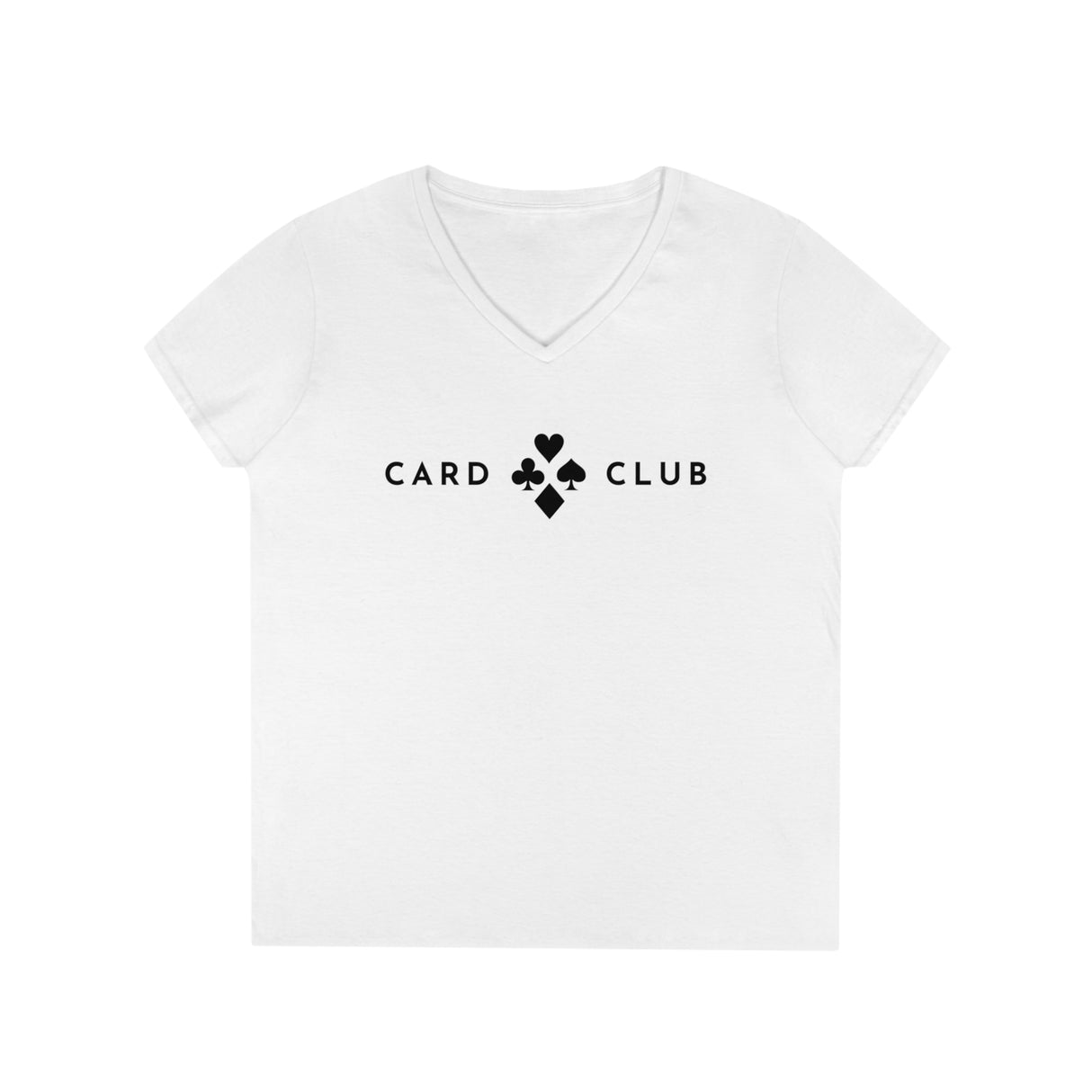 Suits - Card Club - Ladies' V-Neck T-Shirt