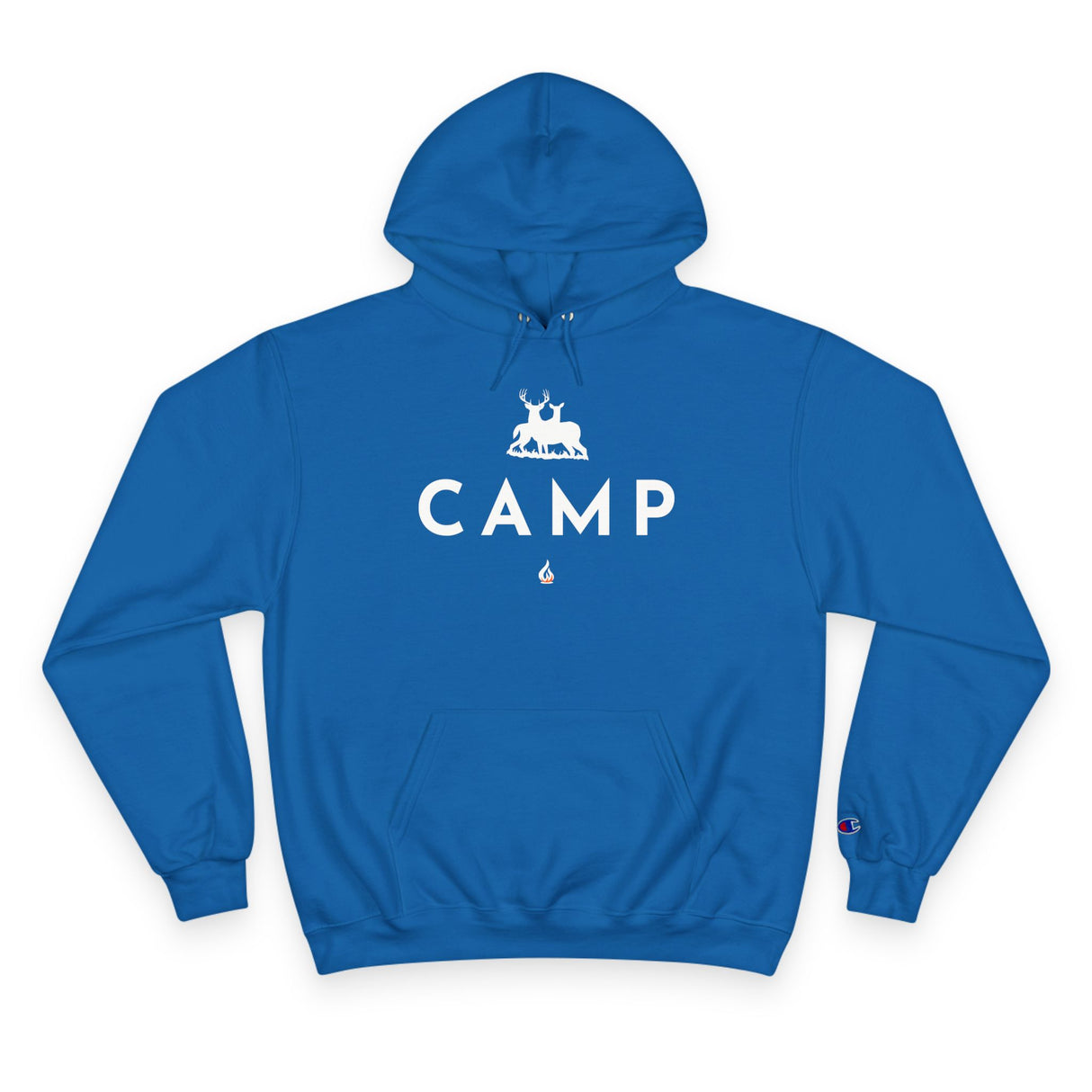 DEER CAMP buck and doe - Champion Hoodie