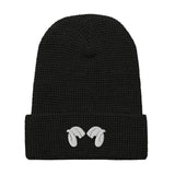 Sheep Horns - Waffle beanie