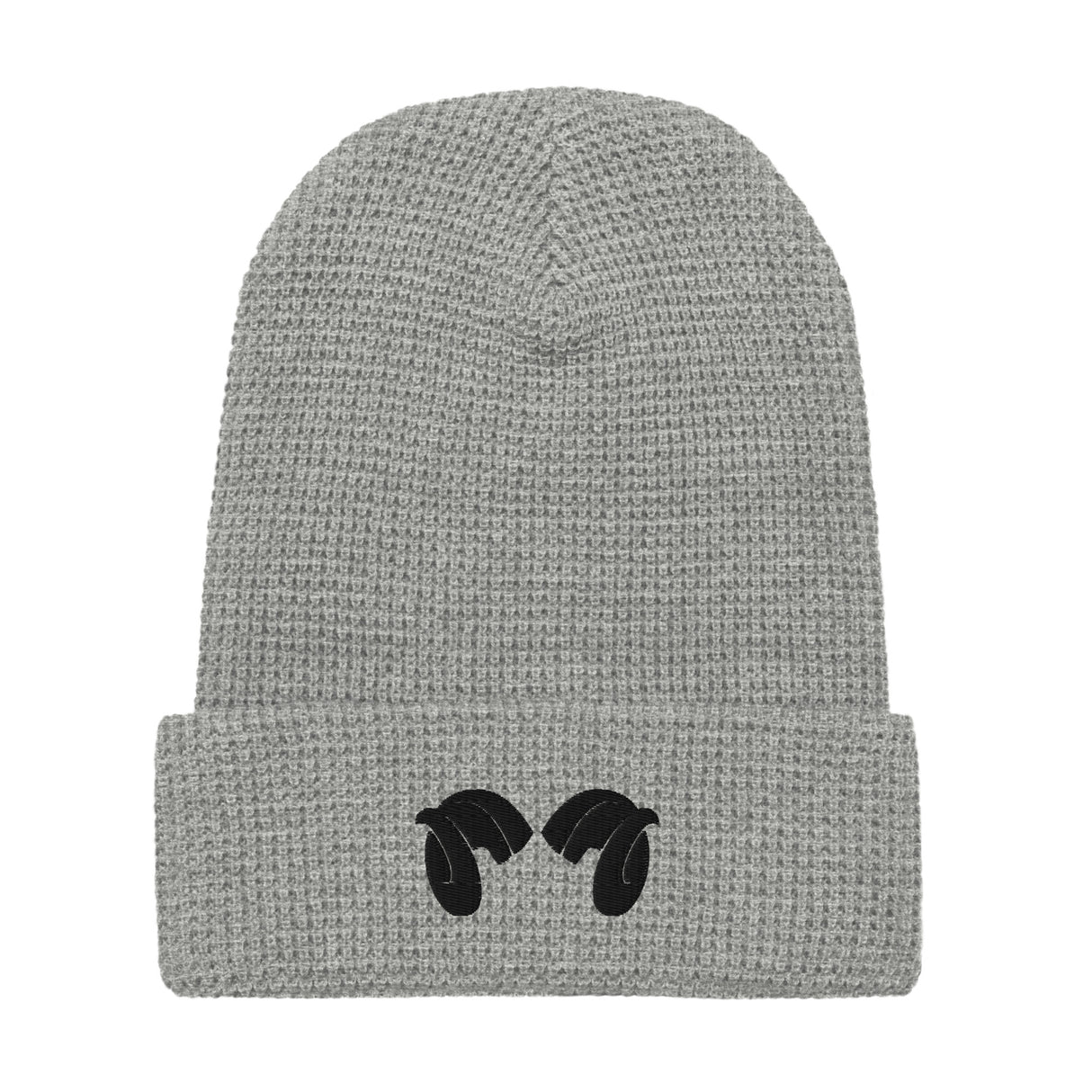 Sheep Horns - Waffle beanie